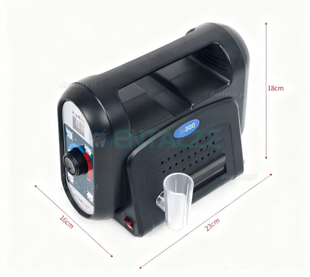 FASTONG S300 Mikrosilnik Bezszczotkowy Stomatologiczny 50000 obr./min z Końc&oacute;wką Polerską